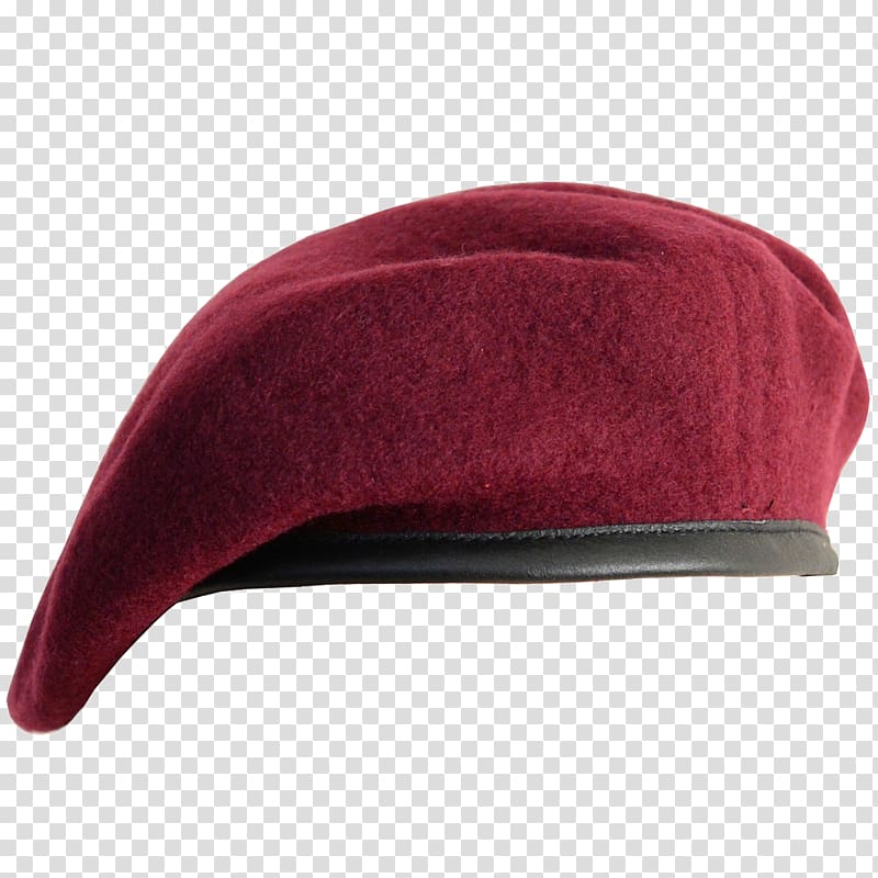 red beret, Maroon beret Military beret Black beret Berets of the United States Army, Hat transparent background PNG clipart