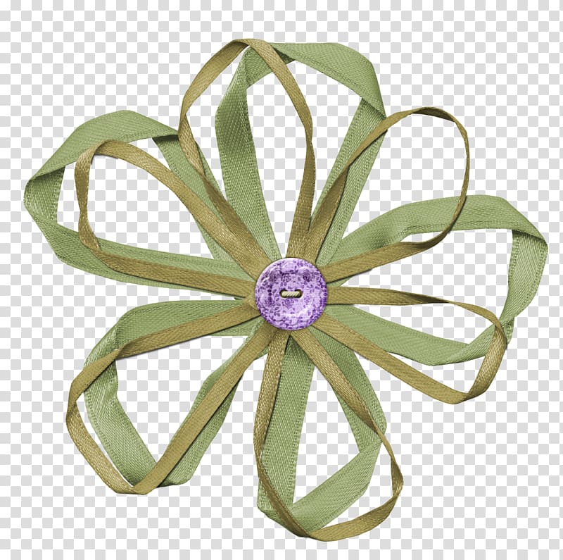 transparent ribbon flower