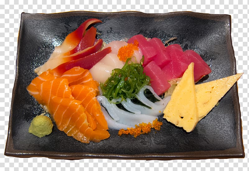 Sashimi Smoked salmon Sushi Lox Garnish, sushi va sashimi transparent background PNG clipart