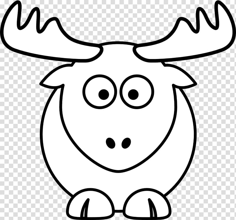 Coloring book Goat Domestic pig Cartoon Drawing, raindeer transparent background PNG clipart