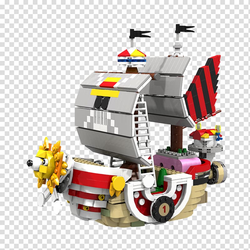 LEGO Monkey D. Luffy Usopp One Piece Thousand Sunny, one piece transparent background PNG clipart