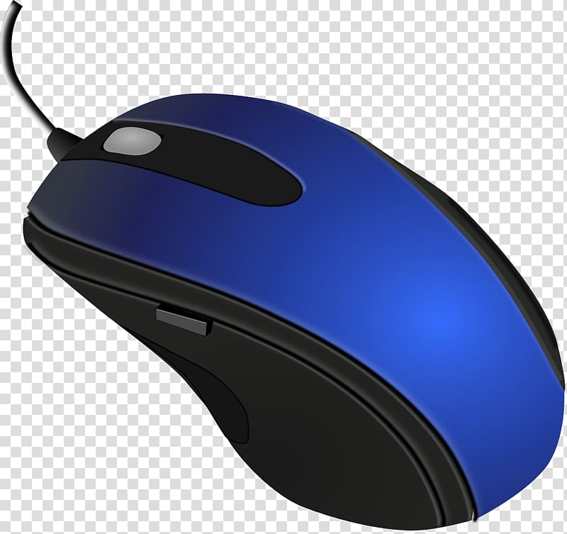 Computer mouse , Blue Mouse transparent background PNG clipart