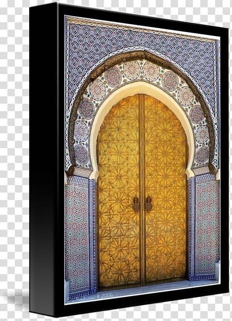 Window Arch Facade Gallery wrap Canvas, moroccan Door transparent background PNG clipart