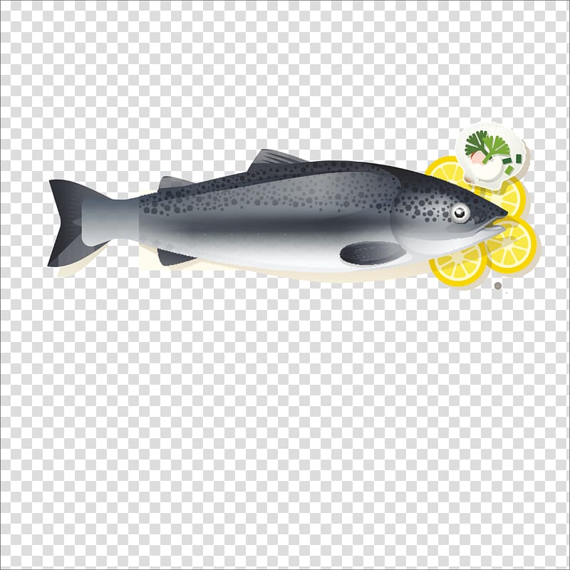 Sliced fish soup Fried fish Herring Illustration, Flat fish transparent background PNG clipart