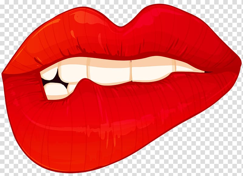 Lip Biting , lips transparent background PNG clipart