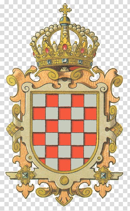 Kingdom of Croatia Slavonia Austria-Hungary Coat of arms of Croatia, transparent background PNG clipart