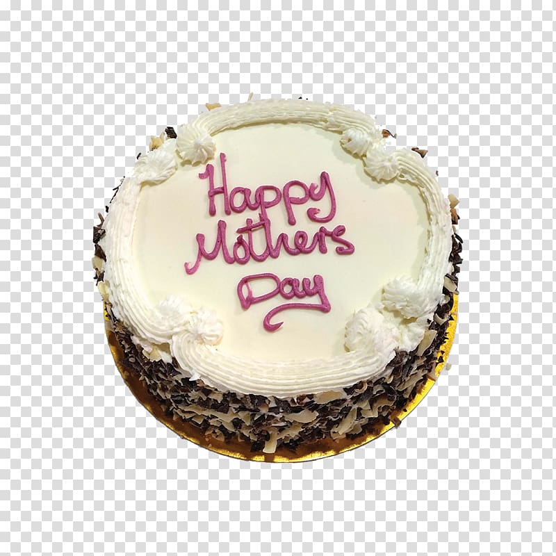 Birthday cake Black Forest gateau Torte Chocolate cake Cream, mother's day specials transparent background PNG clipart