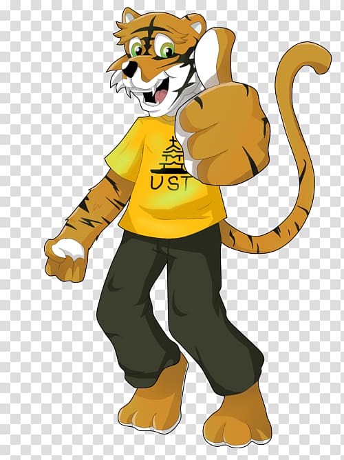 UST Growling Tigers men's basketball University of Santo Tomas Lion Drawing, tiger transparent background PNG clipart