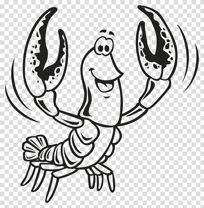 Homarus Black and white Drawing Visual arts , negatif transparent background PNG clipart