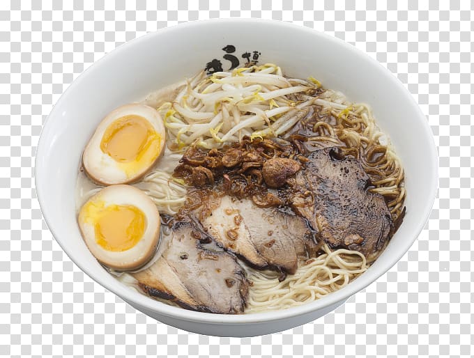 Ramen Japanese Cuisine Batchoy Okinawa soba Asian cuisine, garlic onion transparent background PNG clipart