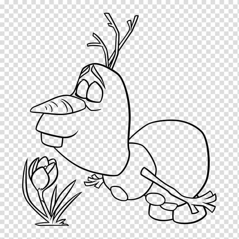Olaf Elsa Coloring book In Summer, olaf transparent background PNG clipart
