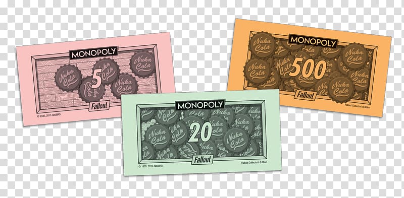Monopoly Fallout 4 Tabletop Games & Expansions, Monopoly Money transparent background PNG clipart