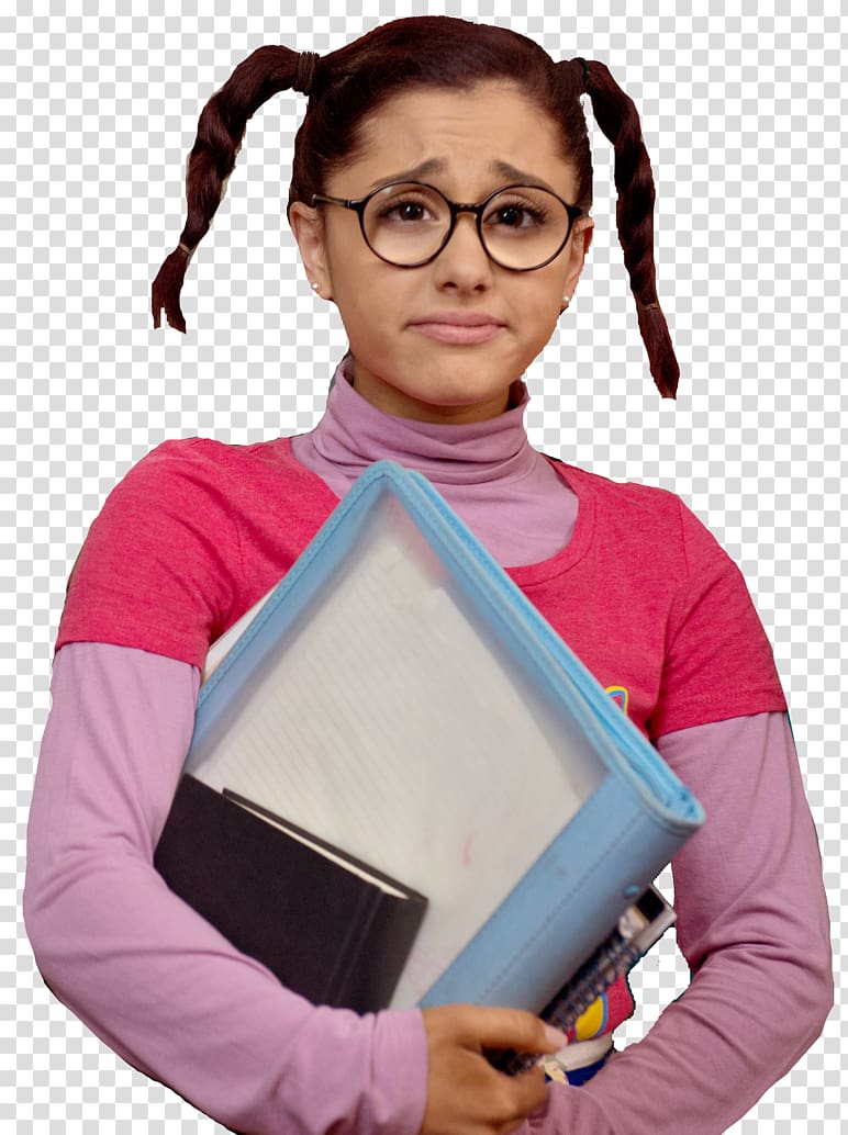 Ariana Grande Nerd Female Costume , nerd transparent background PNG clipart