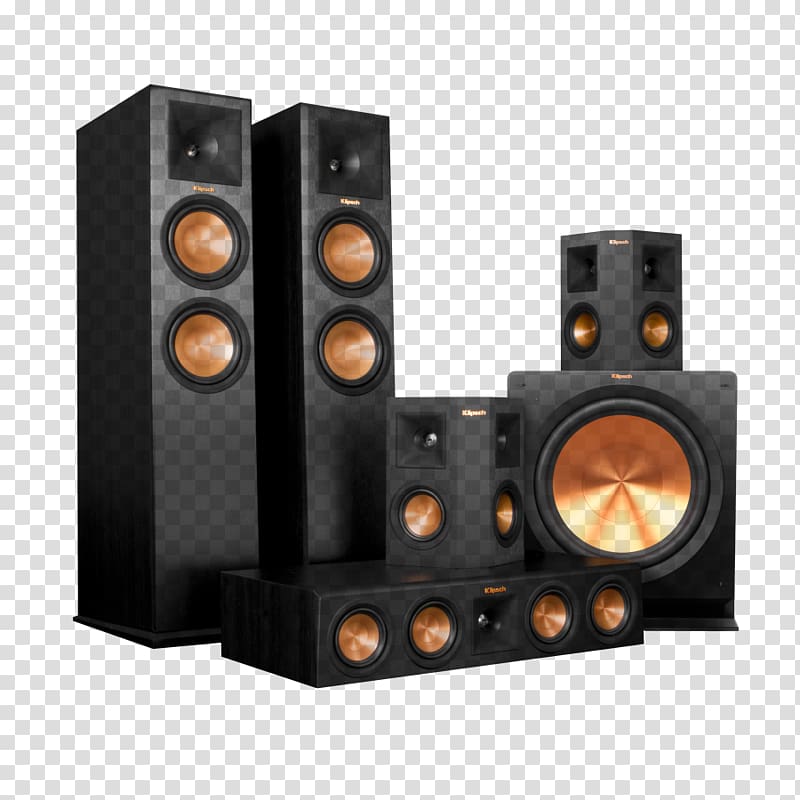 Horn loudspeaker Klipsch Audio Technologies Home Theater Systems, audio speakers transparent background PNG clipart
