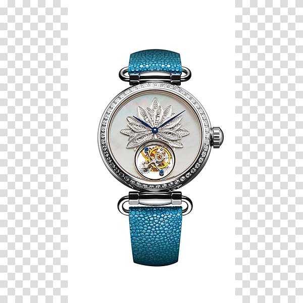 Watch strap Tourbillon Tianjin Seagull Automatic watch, watch transparent background PNG clipart