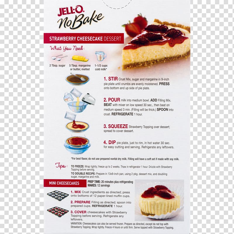 Cheesecake Gelatin dessert Jell-O Recipe, cheesecake transparent background PNG clipart