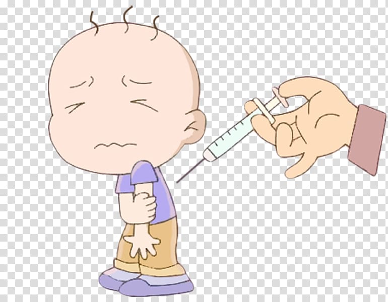boy holding his hand , Vaccination Drawing Vaccine Illustration, Cartoon baby is not afraid of injection illustrations transparent background PNG clipart