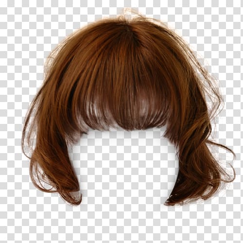 Hairstyle Wig Bangs, hair transparent background PNG clipart