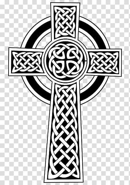 Celtic cross Celtic knot Christian cross Celts High cross, christian cross transparent background PNG clipart