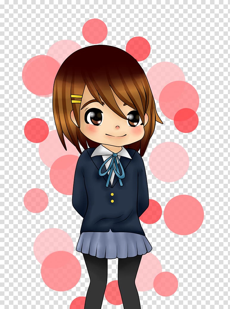 Yui Hirasawa Anime Drawing Chibi Mangaka, Anime transparent background PNG clipart