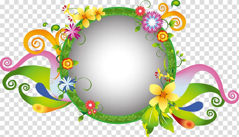 pink and yellow flowers illustration, Kerala Sadhya Onam Happiness , Colorful abstract decorative ring transparent background PNG clipart