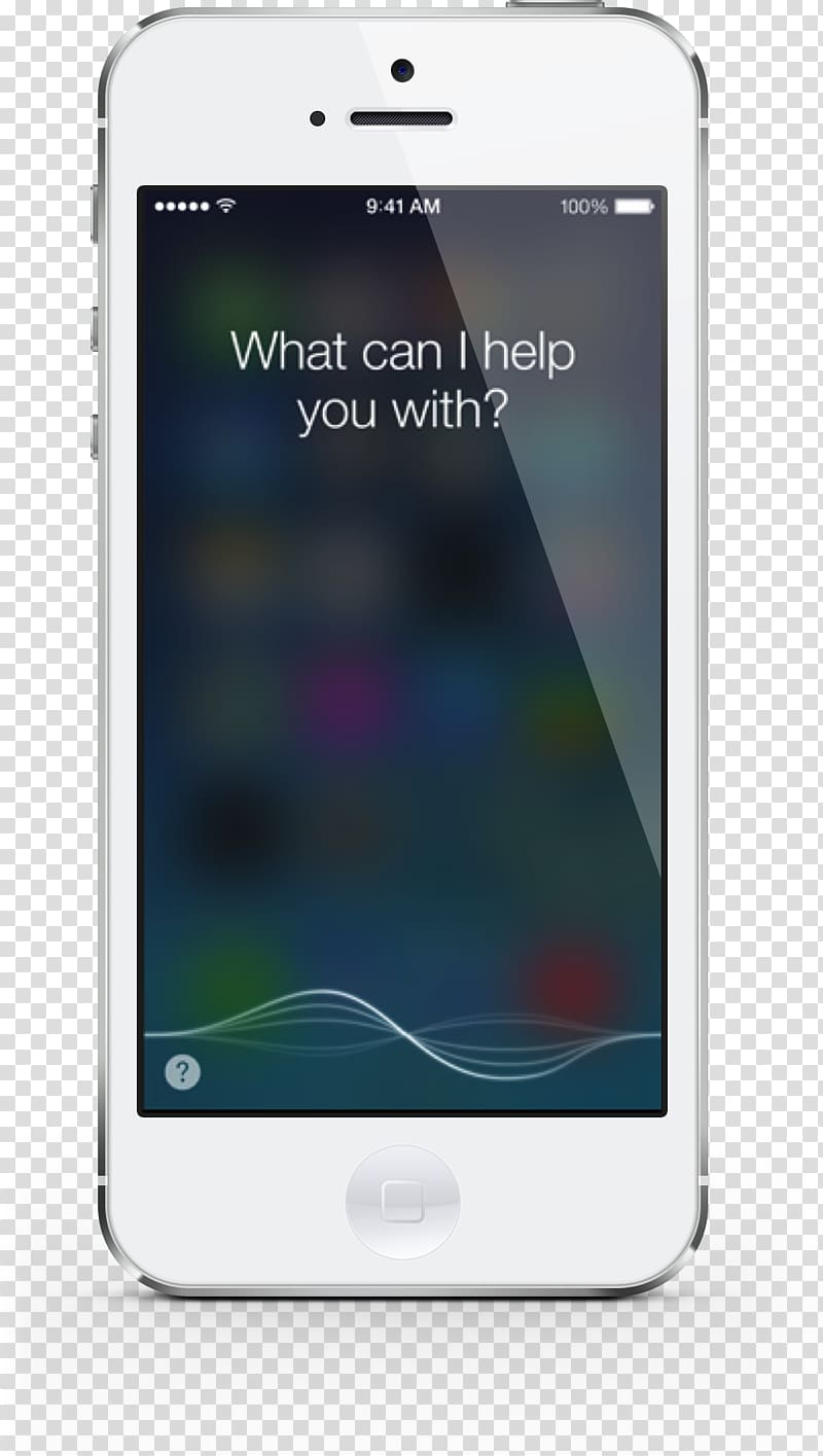 Siri iPhone 4 Apple iOS 7, apple transparent background PNG clipart