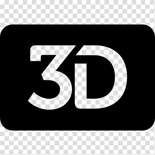 3D film Cinema Logo, symbol transparent background PNG clipart