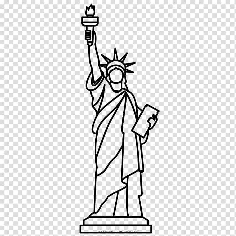 Statue of Liberty sketch, Statue of Liberty Drawing, statue of liberty transparent background PNG clipart