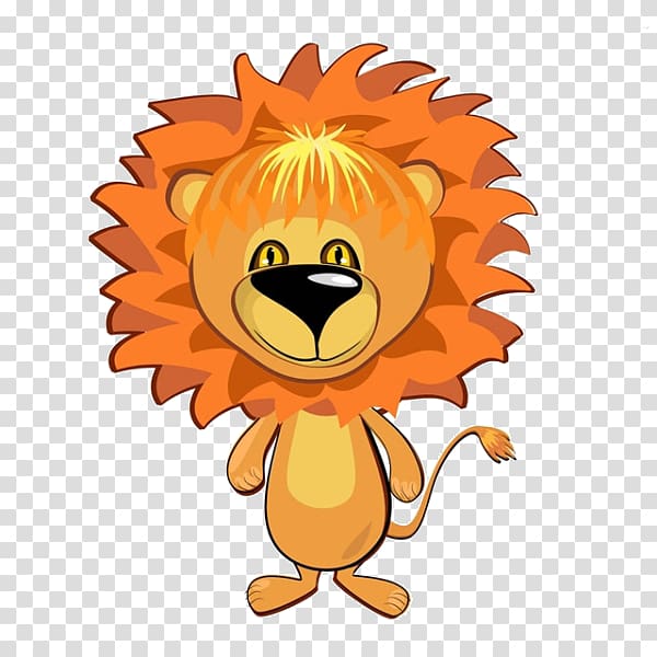 Lion , Cartoon lion material transparent background PNG clipart