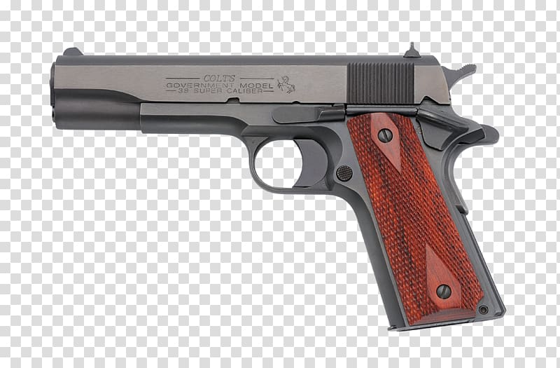 First World War M1911 pistol Firearm Semi-automatic pistol, Handgun transparent background PNG clipart