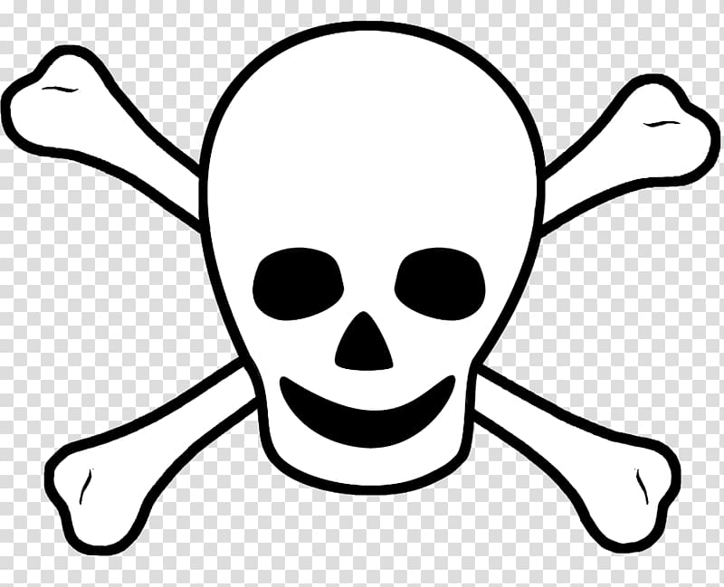 Skull & Bones Skull and Bones Piracy Cartoon , Unsubscribe transparent background PNG clipart