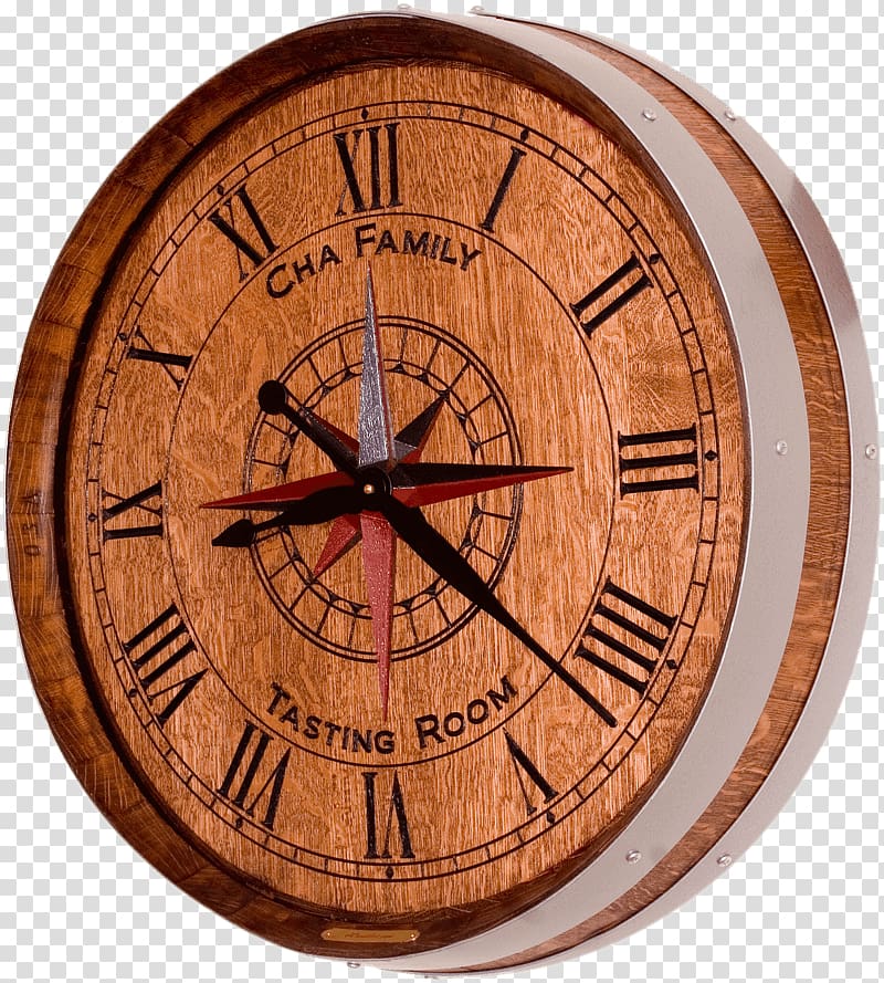 Whiskey Wine Barrel Clock Stave, larger than whiskey barrel transparent background PNG clipart