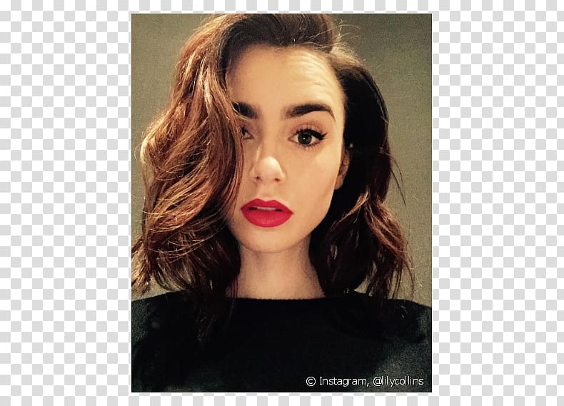 Lily Collins 2017 Cannes Film Festival The Last Tycoon Make-up Female, Bob hair transparent background PNG clipart