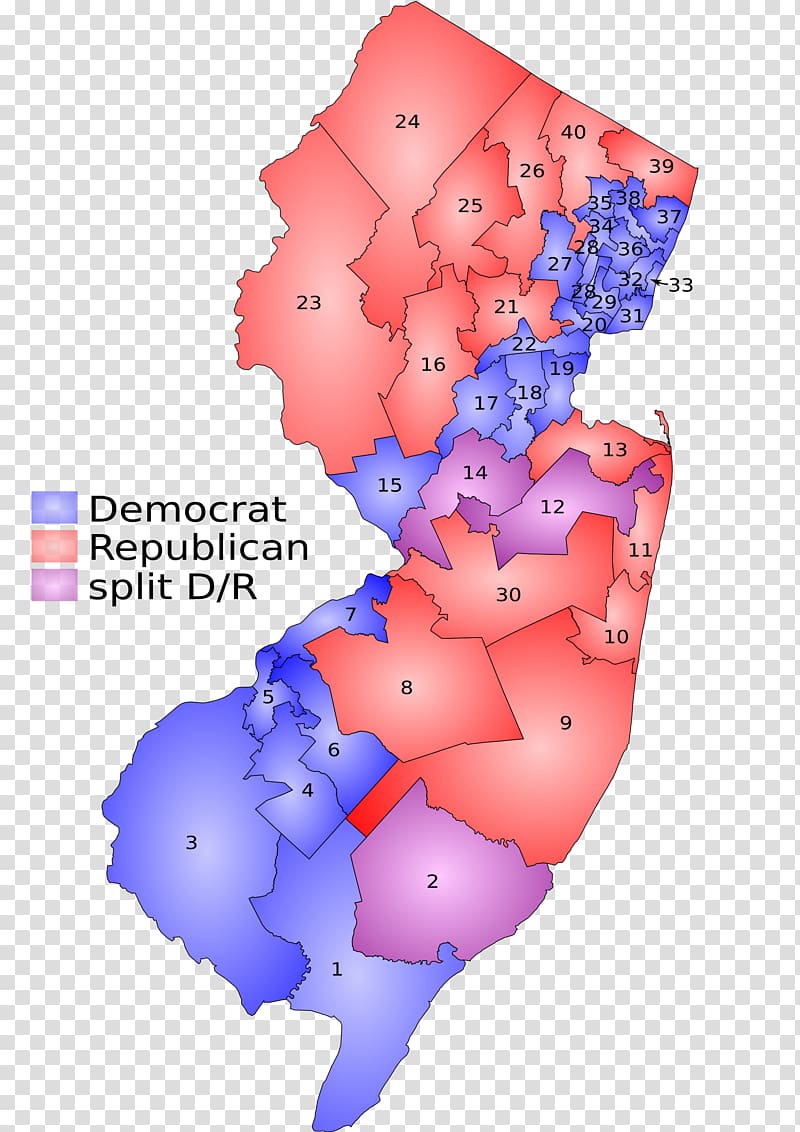 New Jersey\'s congressional districts New Jersey Legislature Electoral district, JERSEY transparent background PNG clipart