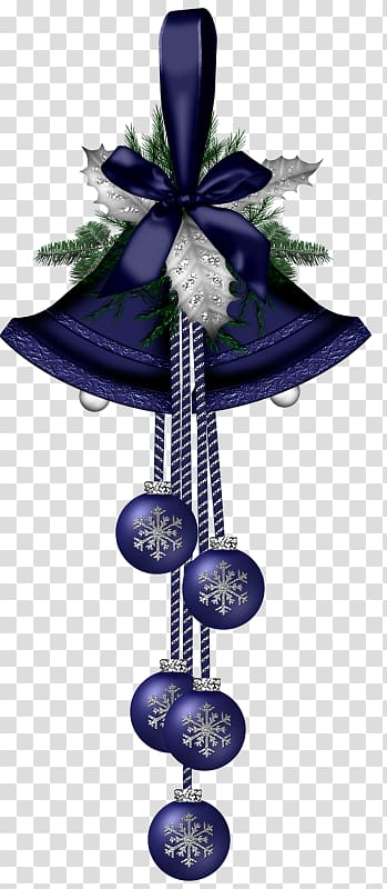 Blue Christmas Jingle bell , Christmas bells transparent background PNG clipart