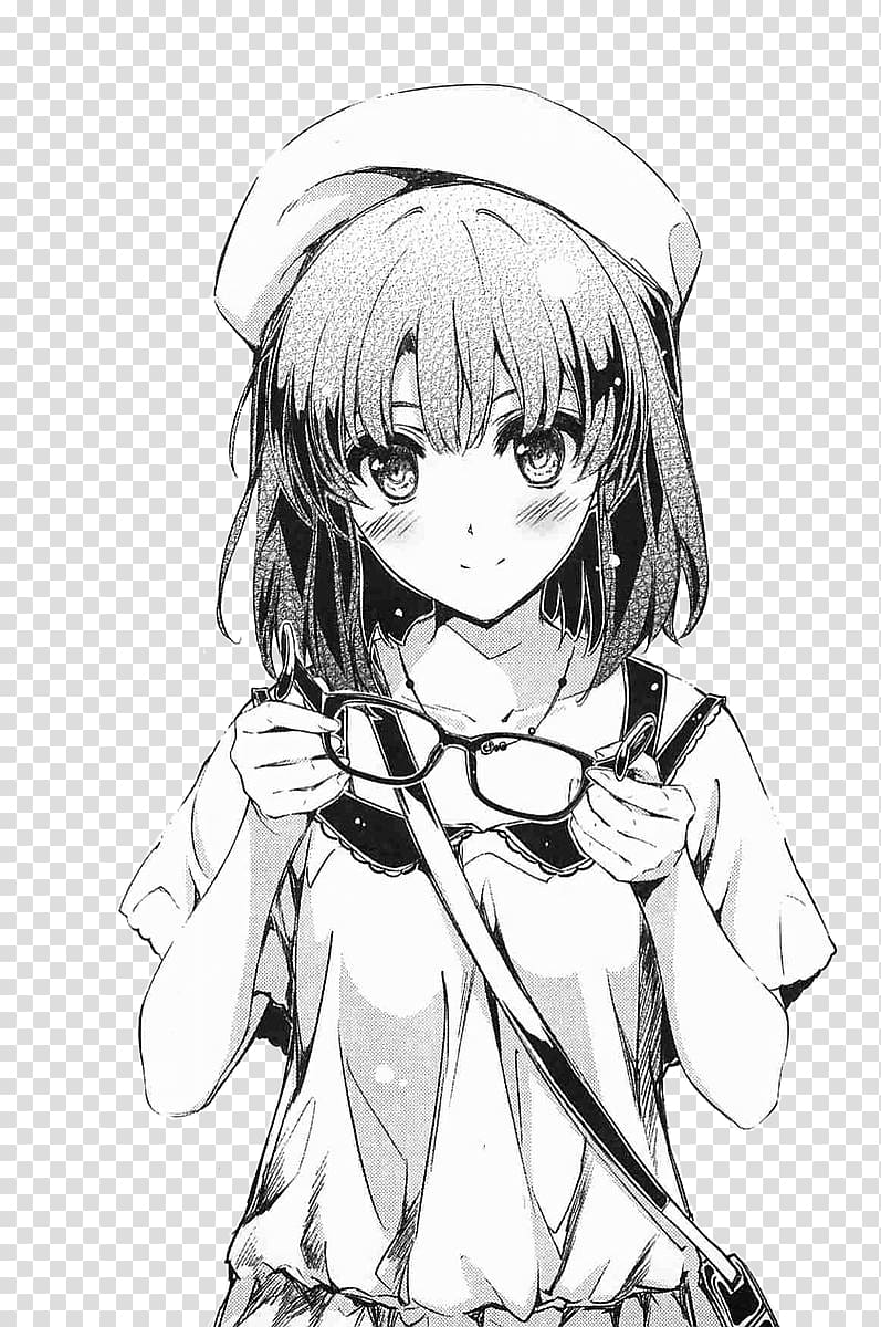 Saekano: How to Raise a Boring Girlfriend Light novel Manga, manga transparent background PNG clipart