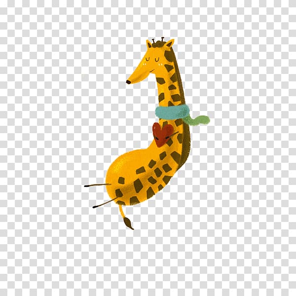 Giraffe Illustration, giraffe transparent background PNG clipart