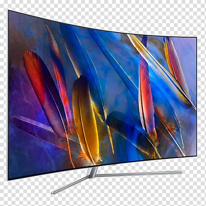 Quantum dot display Samsung Q7C 4K resolution LED-backlit LCD, samsung transparent background PNG clipart