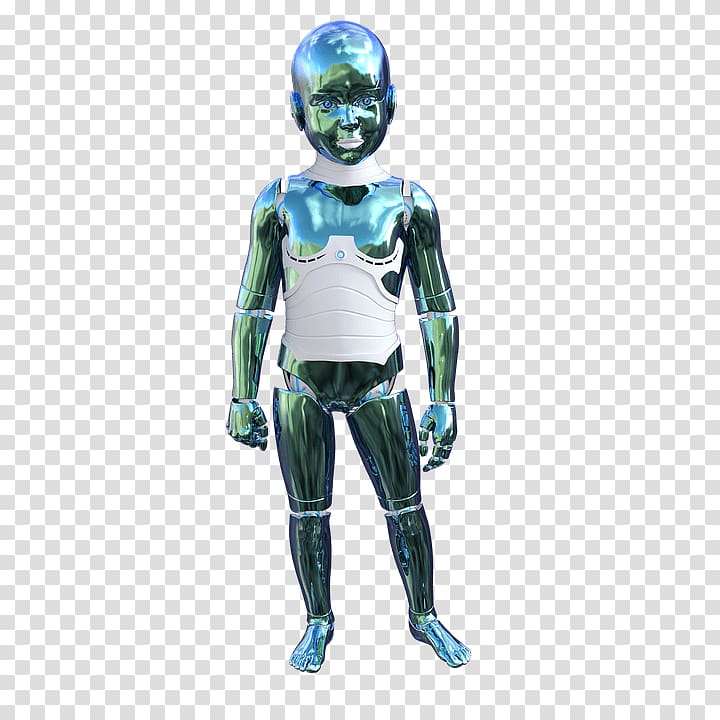green and white robot , Robot Child transparent background PNG clipart