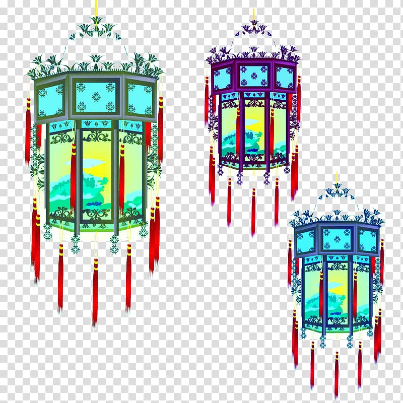 Preview Icon, Beautiful lanterns hanging ear transparent background PNG clipart