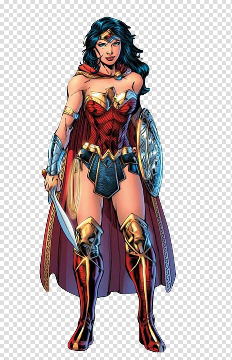 Cartoon Wonder Woman PNG image