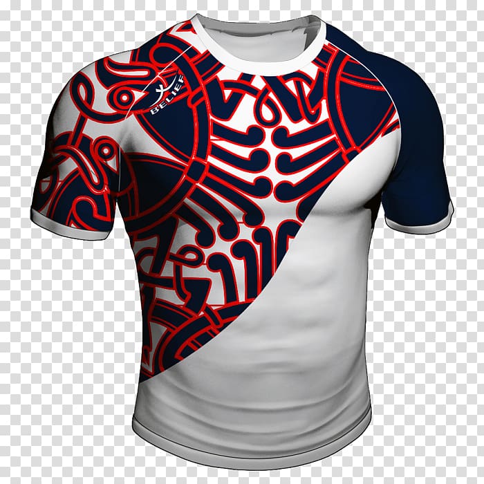 Rugby shirt T-shirt Jersey, T-shirt transparent background PNG clipart