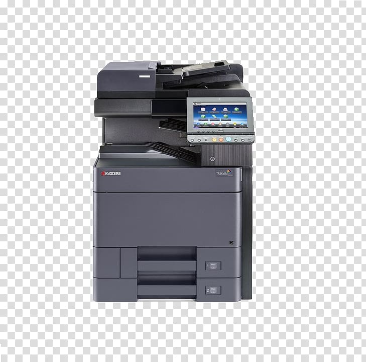 Multi-function printer Kyocera Document Solutions copier, printer transparent background PNG clipart