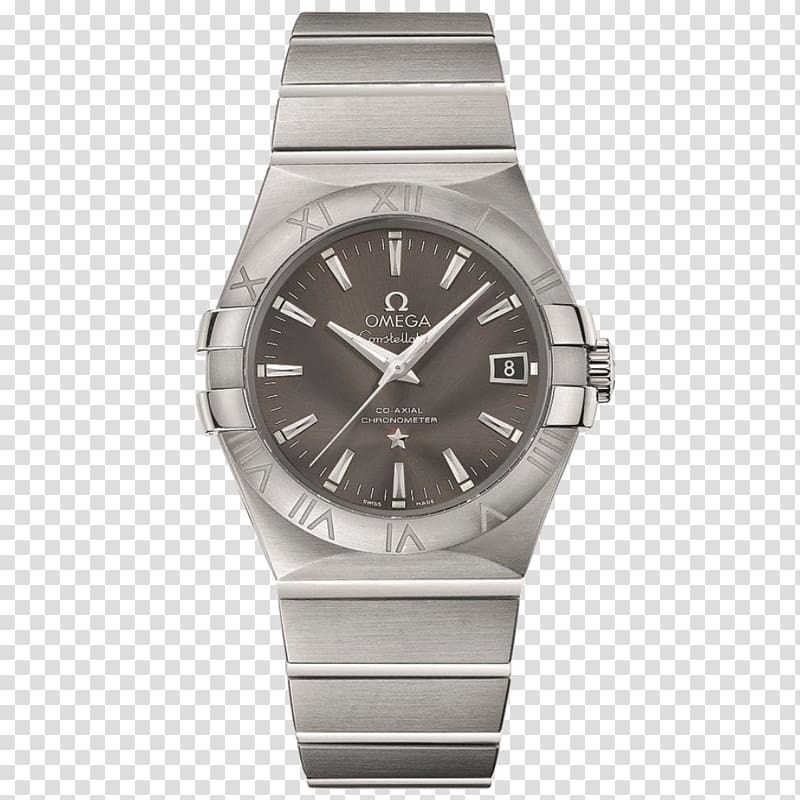 Coaxial escapement Omega SA Omega Constellation Automatic watch, watch transparent background PNG clipart