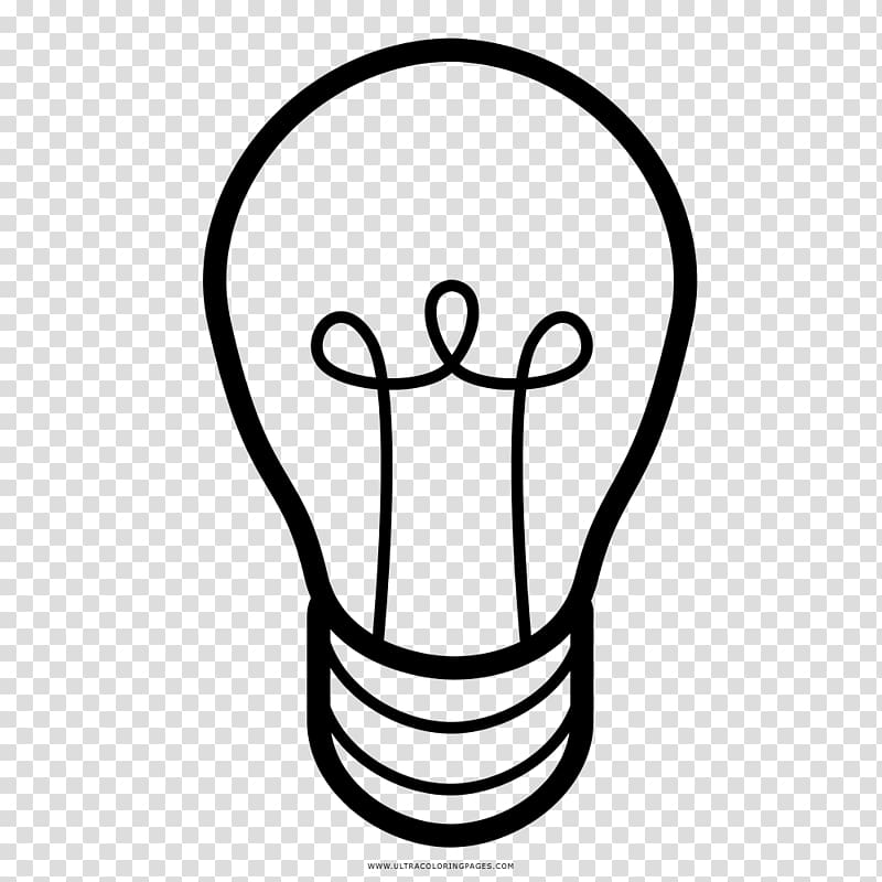 Incandescent light bulb Drawing Coloring book Lamp, light transparent background PNG clipart