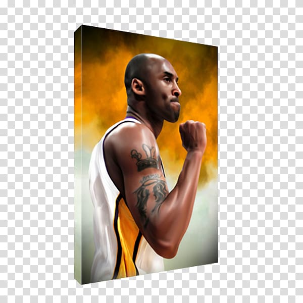 Magic Johnson Watercolor painting Los Angeles Lakers Canvas, kobe bryant transparent background PNG clipart