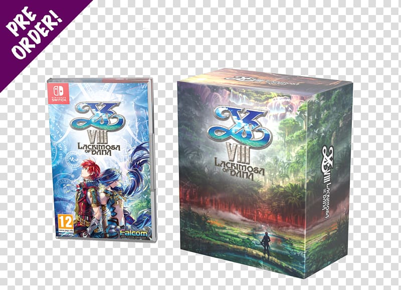 Ys VIII: Lacrimosa of Dana Nintendo Switch Ys I: Ancient Ys Vanished Namco Museum Bayonetta 2, others transparent background PNG clipart
