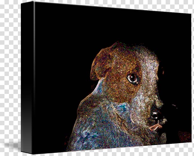 Dog Orcutt Gallery wrap Canvas Baby Blue, Dog transparent background PNG clipart