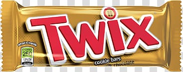 Twix cookie bars packet, Twix Cookie Bars transparent background
