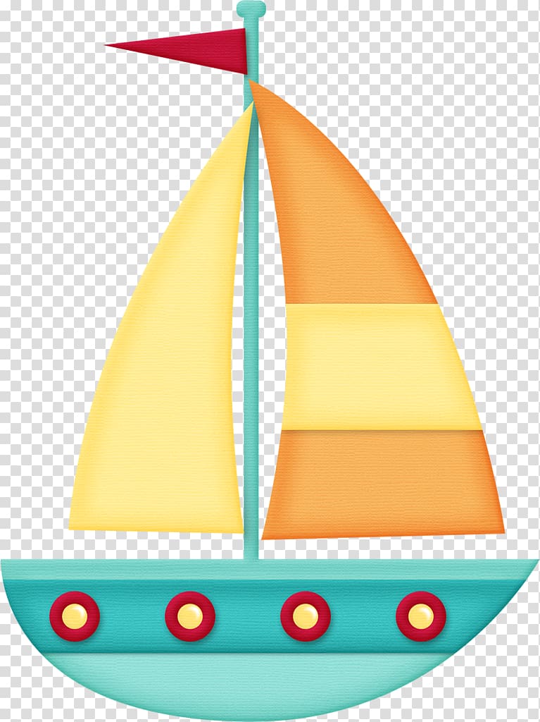 Sailboat , nautical Toy transparent background PNG clipart